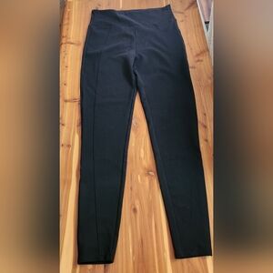 Assets By Spanx Black High-Waisted Leggings Size Large